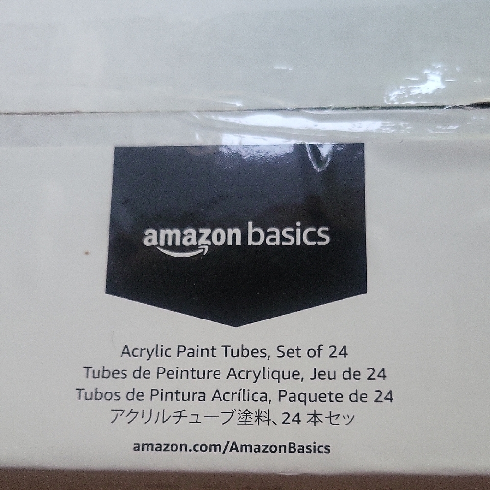 Amazon Basics Acrylic Paint Tubes Set